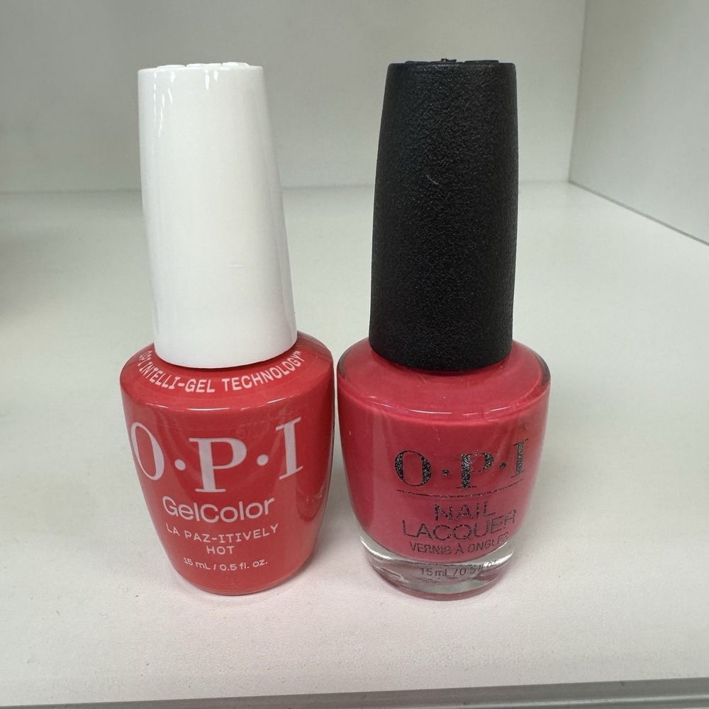 OPI - Matching Duo - A20 - La Paz-itively Hot - Gel+ Nail Polish